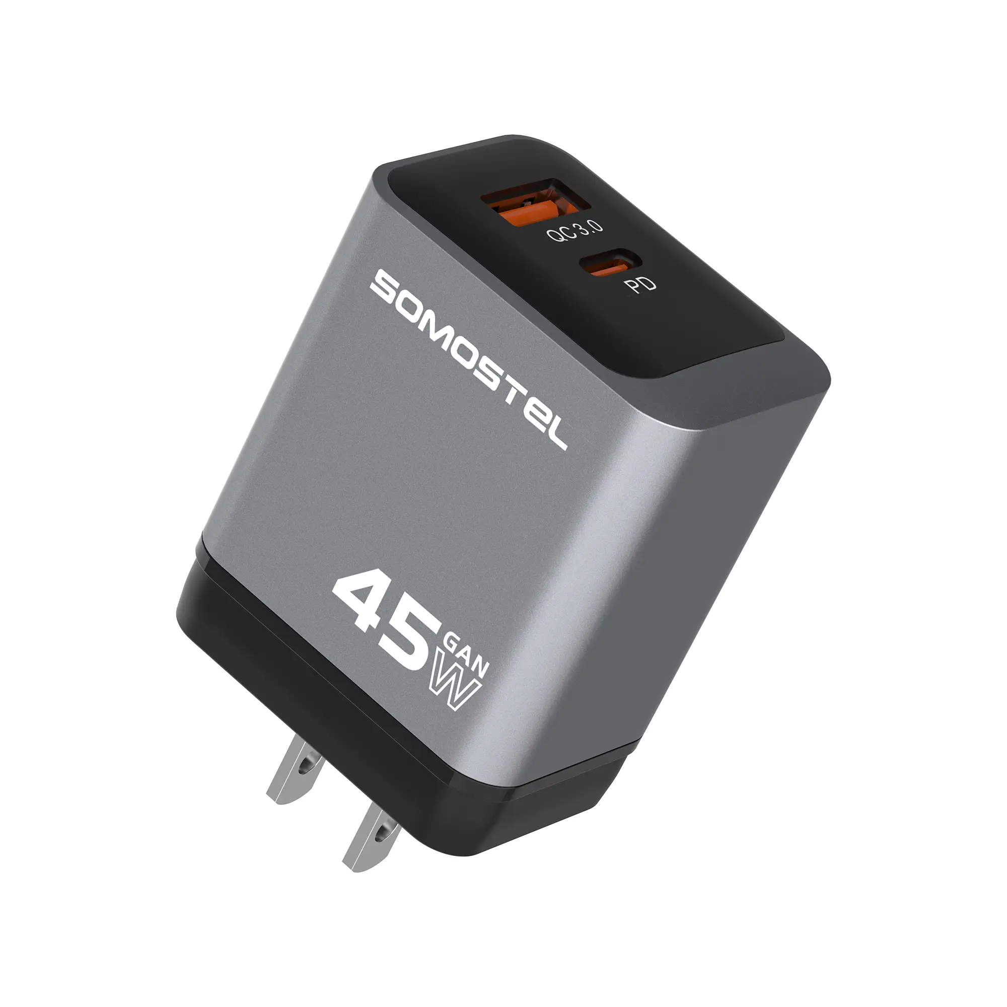 SOMOSTEL SMS-Q98 PD+QC3.0 45W GaN Fast Charger Adapter